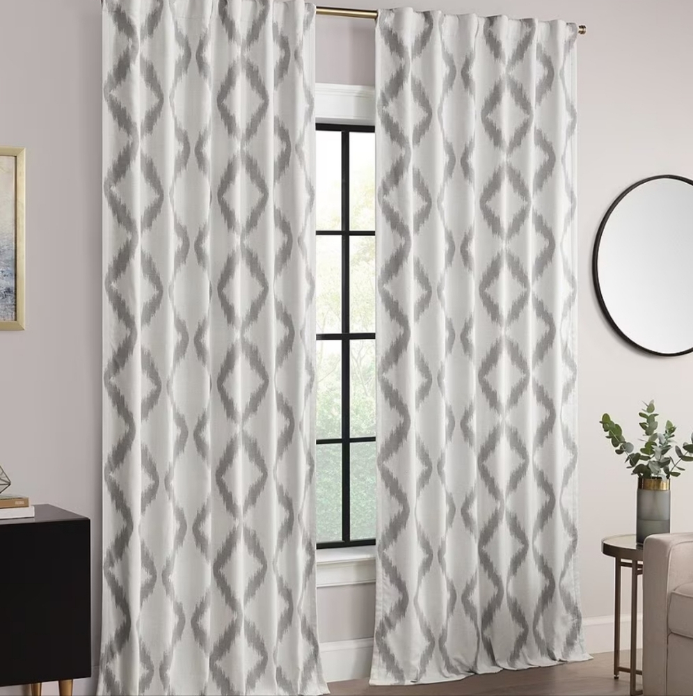 Eclipse Energy Decor Absolute Zero Total Black Out Durran Print Drapery …